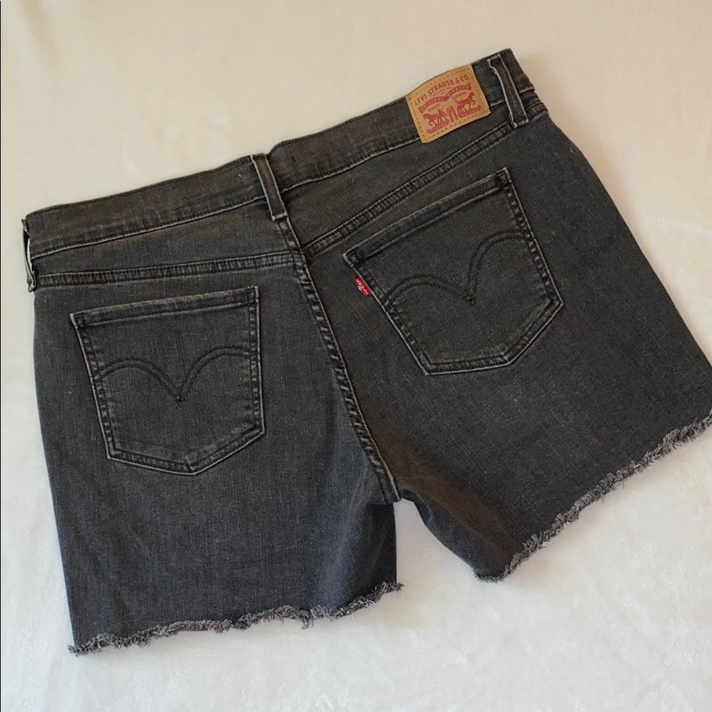 Levi's Women's Black Denim Shorts